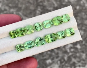 VS 26.70 CT Lot Of Natural Green Peridot Gemstone Mix Cut From Pakistan - Picture 1 of 1