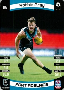 2021 PORT ADELAIDE POWER AFL Card ROBBIE GRAY Teamcoach - Picture 1 of 2