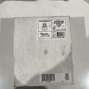 SEALED NEW EDWARDS SIGNALING 51R-N5-40W FLASHING LIGHT W/ HORN RED - Bild 1 von 1