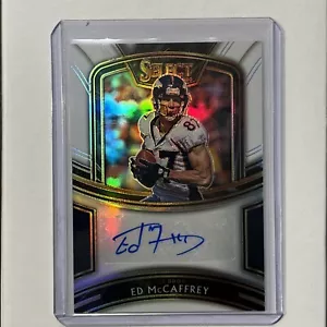 2020 Panini Select White Prizm Refractor Ed McCaffrey Auto /39 Color Match - Bild 1 von 2