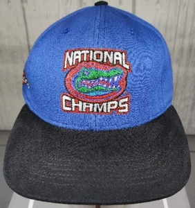 Vtg Florida Gators '96 NCAAF National Champions Embroidered Snapback Hat Cap USA - Picture 1 of 7