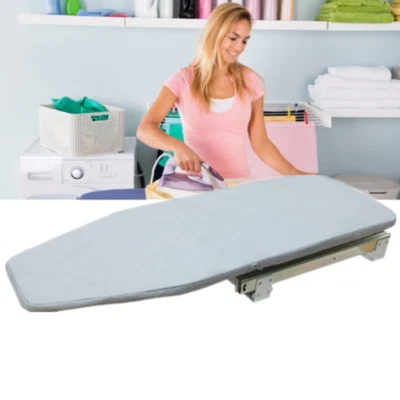 Faltbar Schrank Slide Out Bügelbrett 82x31cm Ausziehbares Klappbar Bügeltisch - Bild 1 von 4