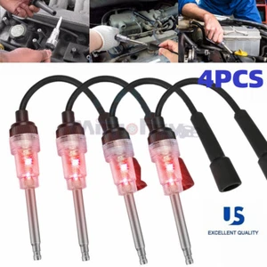 4x In-Line Spark Plug 6-12V Pick Up Coil Tester Ignition Coil Diagnostic Tool - Picture 1 of 9