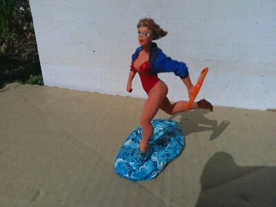 Phoenix, 3D Girls or similar, Sexy Woman Life Guard beach, lead 90mm figure - Image 1 of 4