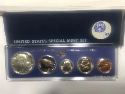 1967 U.S. Special Mint Set SMS In Original Government Packaging (OGP) 40% Silver - Image 1 of 3