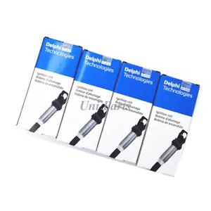 036905715F 4 pcs Delphi Ignition Coil Set For Audi A3 VW Polo Golf Tiguan 1.4TSI - Picture 1 of 4