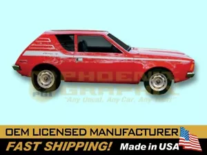 1971 1972 AMC American Motors Gremlin X Restoration Decals & Stripes Kit - Foto 1 di 1