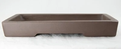 Rectangular Zisha Suiban Tray for Bonsai Tree and Suiseki Rock 9"X 5.25"X 1.25" - Image 1 of 3