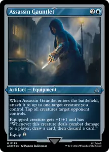MTG Assassin Gauntlet (Foil Etched) | Universes Beyond: Assassin's Creed NM - Picture 1 of 1