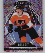 2022-23 Upper Deck Allure Glitter Bomb #110 Isaac Ratcliffe RC Rookie Flyers