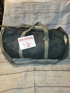 True Religion Horseshoe Duffle / Gym Bag / Overnight Bag Unisex NEW - Picture 1 of 8