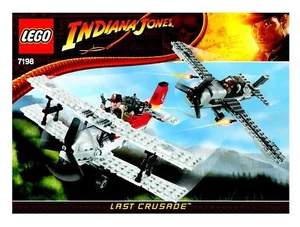 LEGO INDIANA JONES ATTACCO AEREO DA COMBATTIMENTO 7198 TUTTE LE FIGURINE GARANZIA COMPLETA AL 100% - Foto 1 di 12
