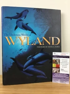 (SSG) WYLAND Signed Large Hardcover Book Titled "The Undersea World" - JSA COA - Imagen 1 de 10