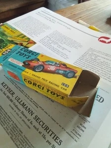 Original Corgi Toys 154 Ferrari Formel 1 Grand Prix NUR BOX GUTER ZUSTAND - Bild 1 von 4