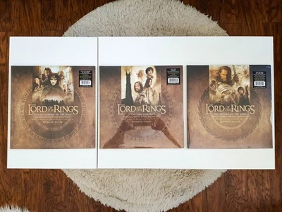 The Lord of the Rings Trilogy by Howard Shore Palantir Clear Vinyl (NEW/MINT) - Image 1 of 4
