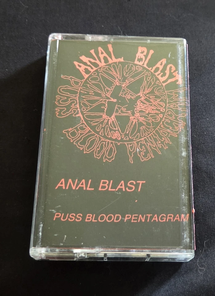 Anal Blast Puss Blood Pentagram Cassette- Leftover Stock Nightfall Records - Image 1 of 4