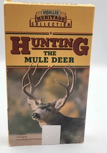 Hunting the Mule Deer VHS 1987 Vidmark Heritage Mike Mathiot Rare HTF - Picture 1 of 8