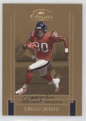 2005 Donruss Classics Timeless Tributes Bronze /100 Andre Johnson #37 HOF - Image 1 of 2