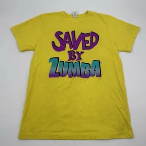 Zumba Wear Zumba Saved My Life Zumba Instructor Yellow Womens T-Shirt Size M/L - Picture 1 of 12