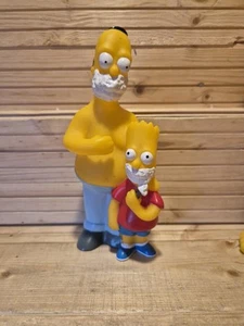 The Simpsons Vintage Fox TV 1997 Homer & Bart Novelty Razor Toothbrush Holder - Picture 1 of 3