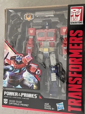 Transformers Power of the Primes Leader Class Optimus Prime Action Figure NIB - Image 1 of 4