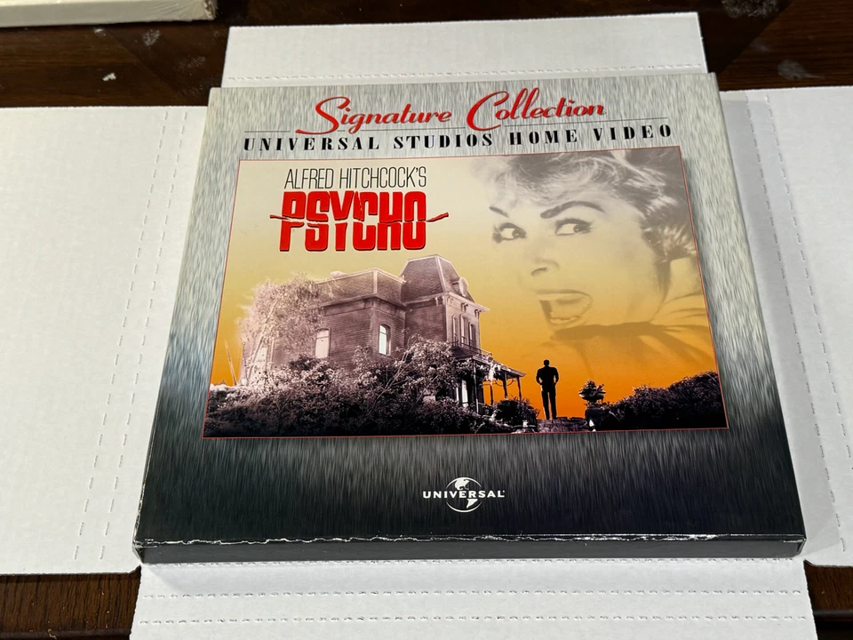 PSYCHO (1960 Alfred Hitchcock) LaserDisc Collector Box Set Signature Collection Foto 1 de 1