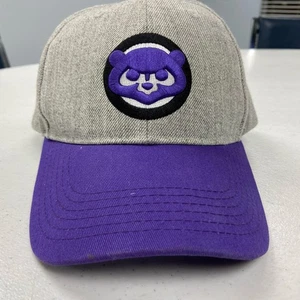 Chicago Cubs Northwestern Wildcats Baseball Cap verstellbar Melonwear grau lila - Bild 1 von 8