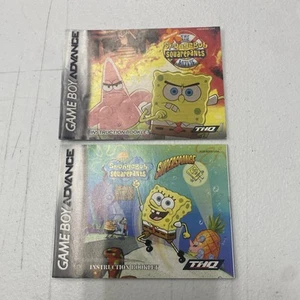 Spongebob Squarepants Supersponge Game Boy Advance Instruction Manual Booklet - Picture 1 of 2