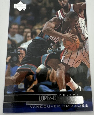 1999 Upper Deck  #127 Felipe Lopez - Vancouver Grizzlies - Image 1 of 3