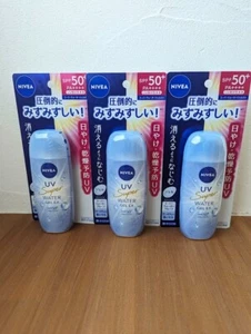 Lot of 3 Nivea UV Water Gel EX 80g from JPN SPF50+ PA++++ - Picture 1 of 9