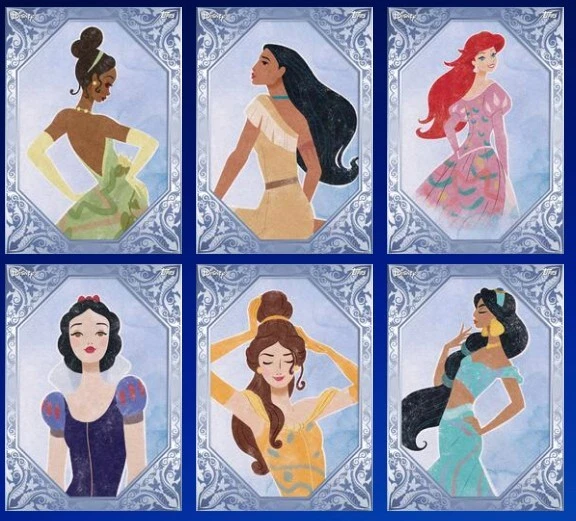 [DIGITAL] Topps Disney - Winter Solstice 23 S1 - Blue Princess Portrait - Pick - Image 1 of 1