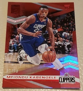 2019-20 Donruss Elite Mfiondu Kabengele #51/75 Red Aspirations Rookie Card - Picture 1 of 2