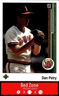1989 Upper Deck - #552 Dan Petry NM Set Break. - Image 1 of 2