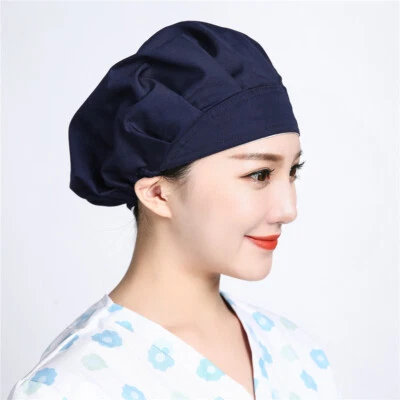 Floral Printing Scrub Cap Hat Working Caps Sweatband Multiple Color Bouffant - Image 1 of 4