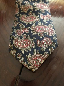 Men’s Tie Hardy Amies 100 % Silk Paisley New Never Worn - Picture 1 of 6