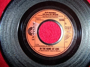 Ralph MacDonald with Bill Withers - In the name of love / Play pen    German  45 - Bild 1 von 2