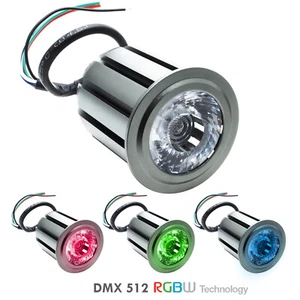 Faretto LED 12W RGB RGBW DMX512 lampada spot sincronizzabile 24V cromoterapia - Imagen 1 de 6