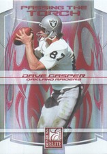 2008 Donruss Elite Passing the Torch Red #PT-15 Dave Casper Zach Miller /800