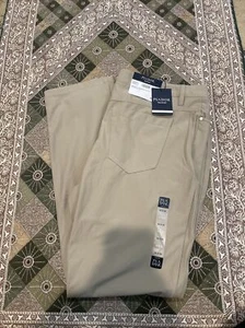 Jos.A.Bank Traveler Anzughose khaki 5 Taschen schmale Passform 36 x 29 weich & bequem - Bild 1 von 13