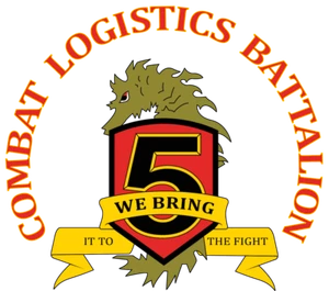 USMC Combat Logistics Battalion 5 Marines Patch U.S. Military vinyl decal for - Picture 1 of 1