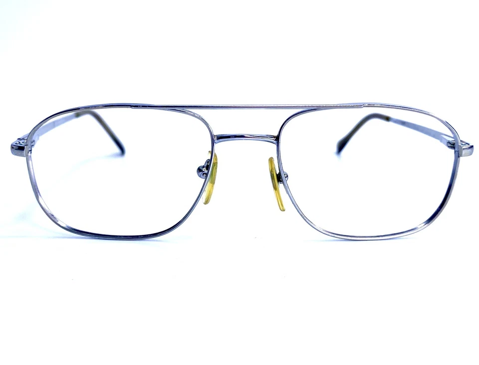 Gafas de colección Luxottica con marco de aviador de metal plateado LU 1339 F203 53 18 140 Foto 1 de 4