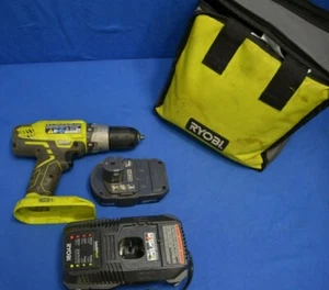 Ryobi P277 One+ 18 Volt Lithium Ion 1/2 Inch 2-Speed Drill Driver Set - Picture 1 of 8