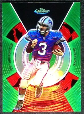 Joey Harrington - 2005 Topps Finest #90 Green Refractor #141/199 - Lions - Image 1 of 2