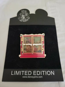 Disney Pin 58337 DisneyShopping.com Winter Windows Sorcerer Mickey Minnie LE 250 - Picture 1 of 4