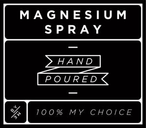 MINI Magnesium Spray Decal - Black (removable/ reusable/ waterproof DIY label)