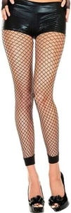 Quenny Mini Spandex Diamond Netz Leggings ohne Fuß Übergröße Strumpf 35930Q - Bild 1 von 2