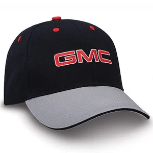Sombrero de ala sándwich negro y gris GMC - Imagen 1 de 2