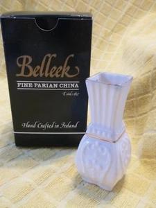 BELLEEK TOY PANEL SCENT SPILL GOTHIC DESIGN 24KT GOLD LINES GRAY/BLUE 9TH MARK - Picture 1 of 6