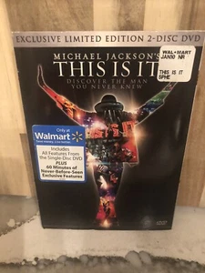 Michael Jackson's THIS IS IT - a Walmart Exclusive 2-DVDs PLUS MUSIC CD - Picture 1 of 7