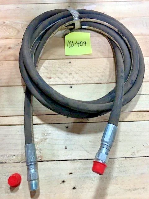 1/2" x 192" 1 wire 3,000 psi hydraulic hose assembly  with 1/2 NPT Male SWIVEL - Image 1 of 1